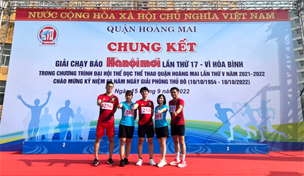 Đoàn viên Chi đoàn Viện KSND quận Hoàng Mai tích cực tham gia thi đấu...